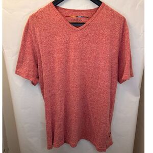 Colours Alexander Julian V-Neck Tee Mens Large Heather Red Casual Normcore